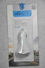 奥力科 AL-551 智能双USB 1A/2A大电流车充 LED充电指示灯12-24V