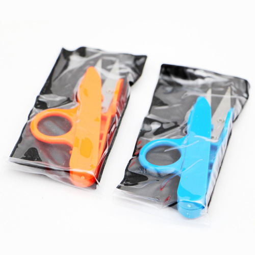 TC-800供应彩色塑柄纱剪 优质高碳工具钢弹簧纱剪 经久耐用详情4