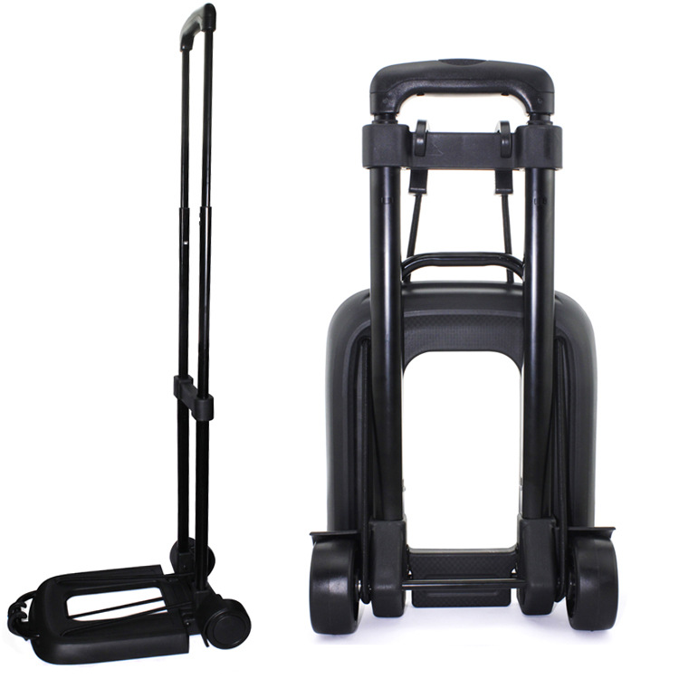 外贸出口折叠行李车伸缩拉杆便携购物车可折叠钢管手拉车