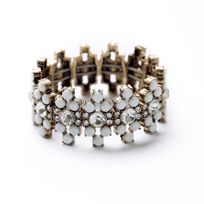 Rétro Diamants Bracelet Élastique Femelle Personnalité Sauvage Accessoires De Mode Européen Et Américain Souhait Croix-frontière Vendu Usine De Bijoux En Gros display picture 5