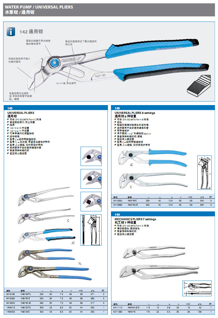 吉多瑞 水泵钳电感应硬化处理钳齿 通用钳