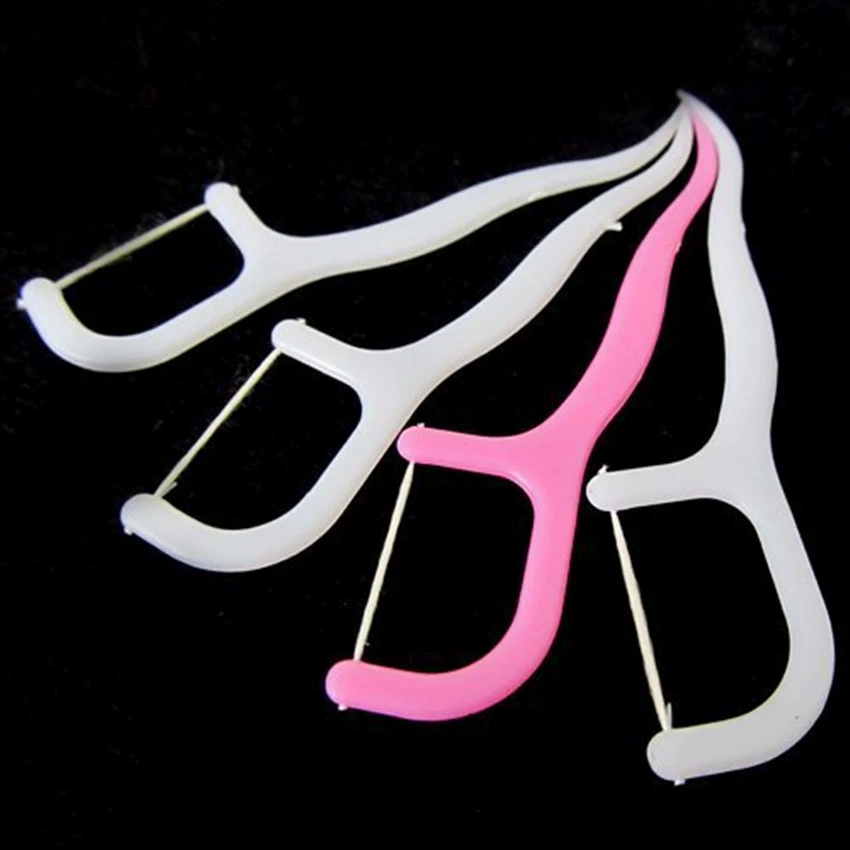 Поставка 25 штук зубной нити бамбуковые зубочистки, пластиковые зубочистки, зубная нить, индивидуально упакованные зубной нити