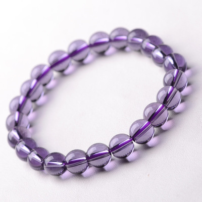 厂家批发 合成水晶手链8mm小礼品赠品手链 地摊2元饰品手串批发|ru