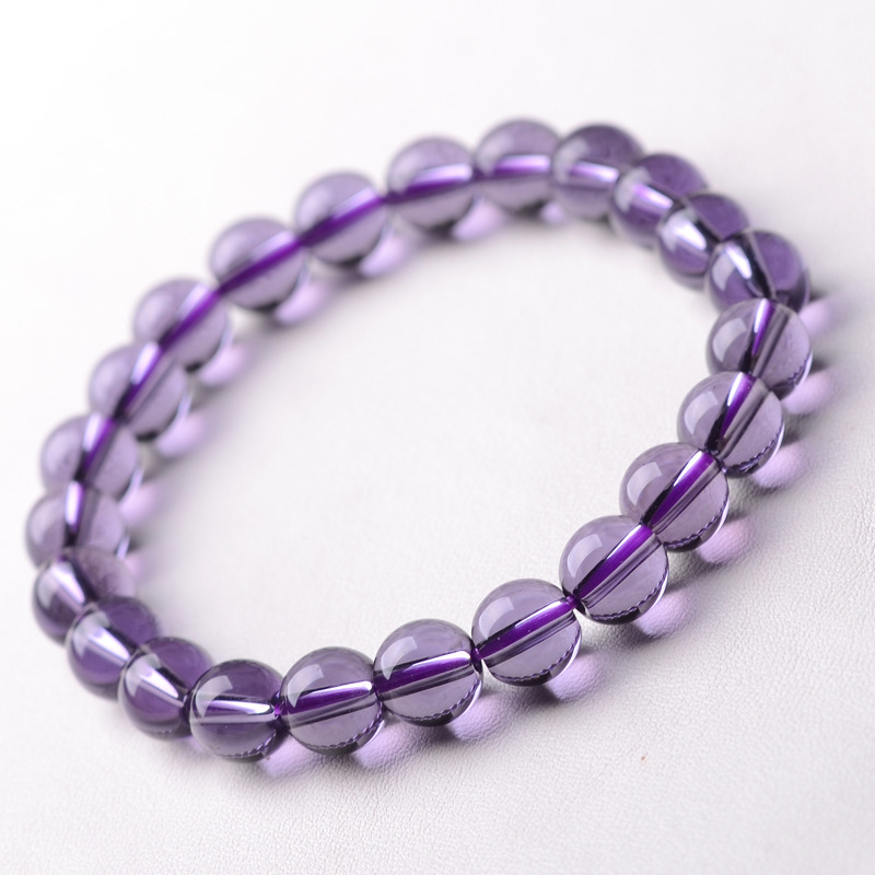 厂家批发 合成水晶手链8mm小礼品赠品手链 地摊2元饰品手串批发|ru