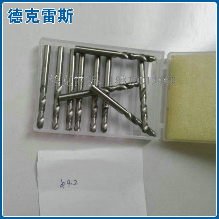非标硬质合金钻头￠4.2-50L-2T 直柄麻花钻头