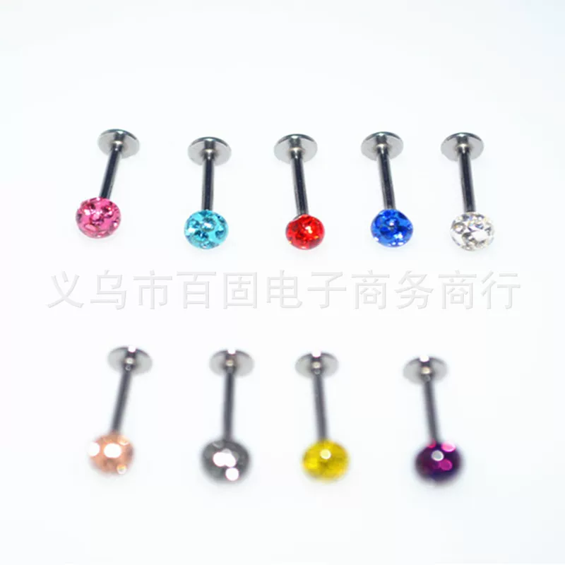 Пирсинг губ, серьги, ebay, Aliexpress, инкрустированные diamonds