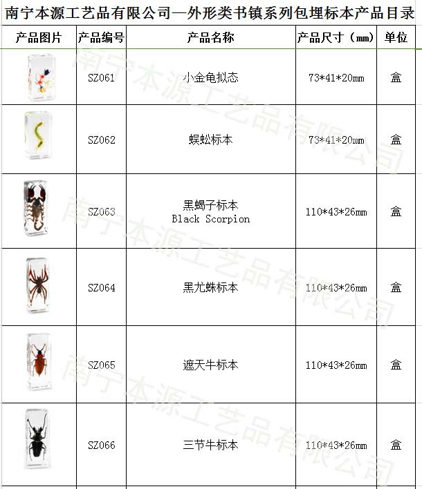 本源公司外形系列包埋標本08