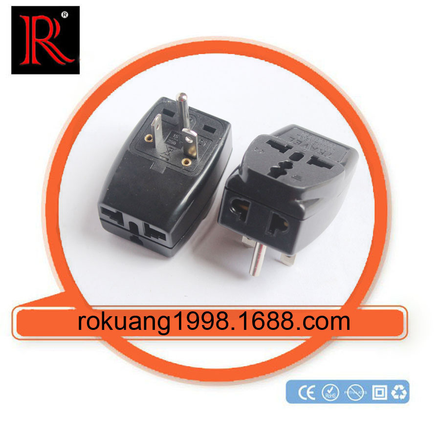 WDS-21 供应美规转换插座 一转三适配器台湾空调插头T型美式插头