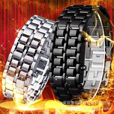 Manufactor Direct selling Lava LED Spreadsheet Cross border Foreign trade Explosive money Countryside Sports fashion leisure time personality watch