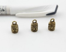 出售合金钟 经筒 DIY饰品材料 复古zakka配件 装饰品 14*7mm