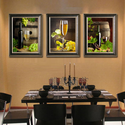 Manufactor Restaurant Triplet Decorative painting mural Wall paintings Restaurant mural Restaurant paintings