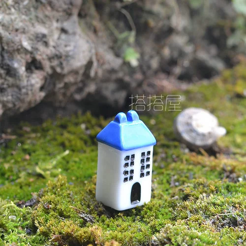 [Blue Roof Приморский коттедж] Микро пейзаж экологическая бутылка DIY коттедж Смола трехмерные мини-строительные аксессуары