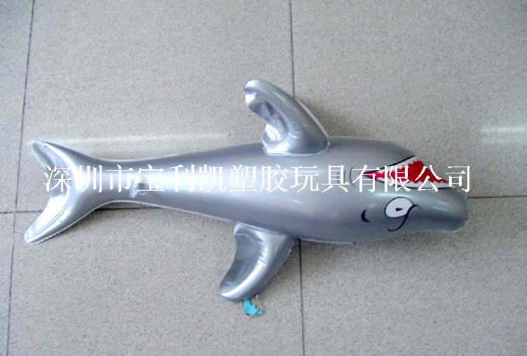 Inflatable cartoon realistic shark PVC