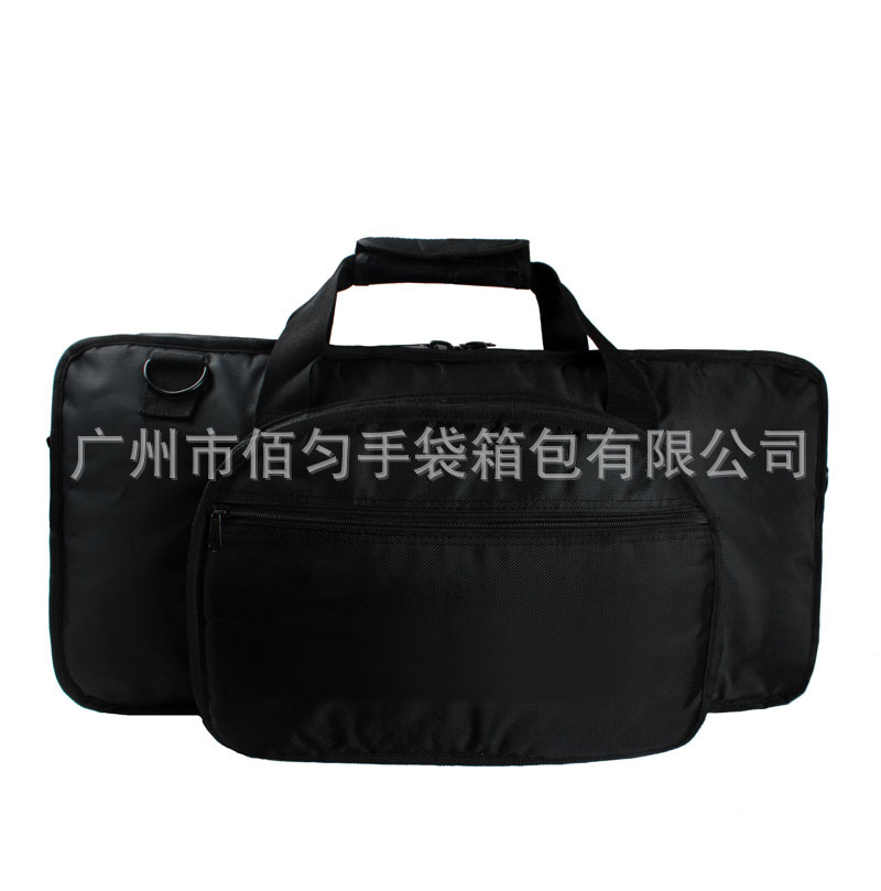 厂家专业生产订做黑色工具收纳包 大容量收纳包袋