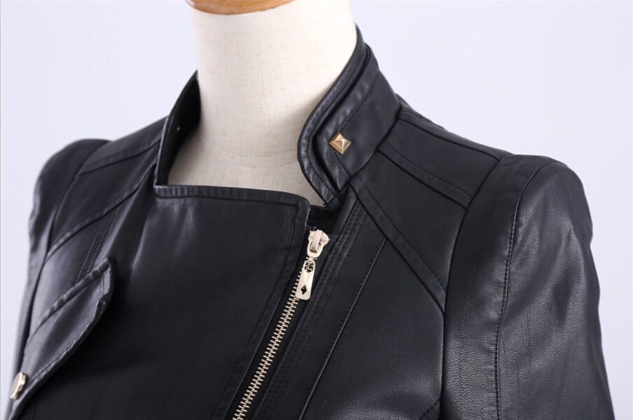 Veste cuir femme en PU - Ref 3447530 Image 32