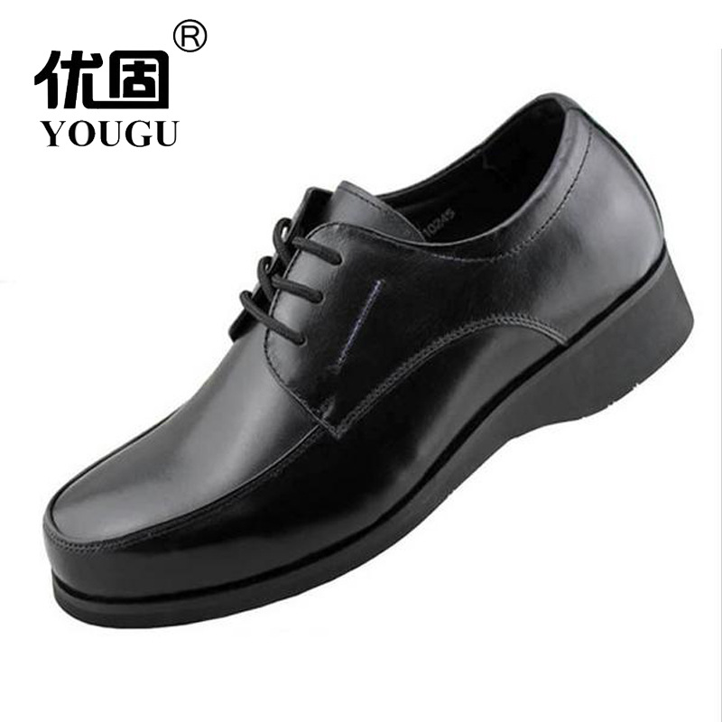 supply Excellent solid genuine leather formal wear civil servant Allotment Standard leather shoes Security staff Work shoes Business shoes to work in an office leather shoes