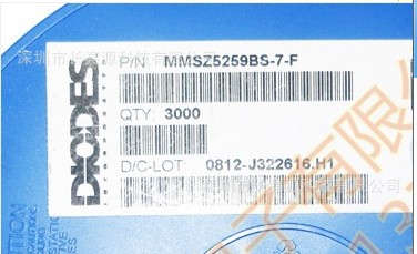 MMSZ5259BS-7-F 稳压二管 DIODES美台 SOD-323封装MMSZ5259BS