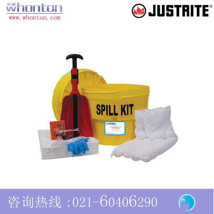 justrite溢漏应急处理套装_吸油型溢漏应急处理套装83634