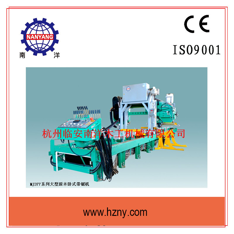 【临安南洋】MJ377型全自动木工卧式带锯机 木工锯床 