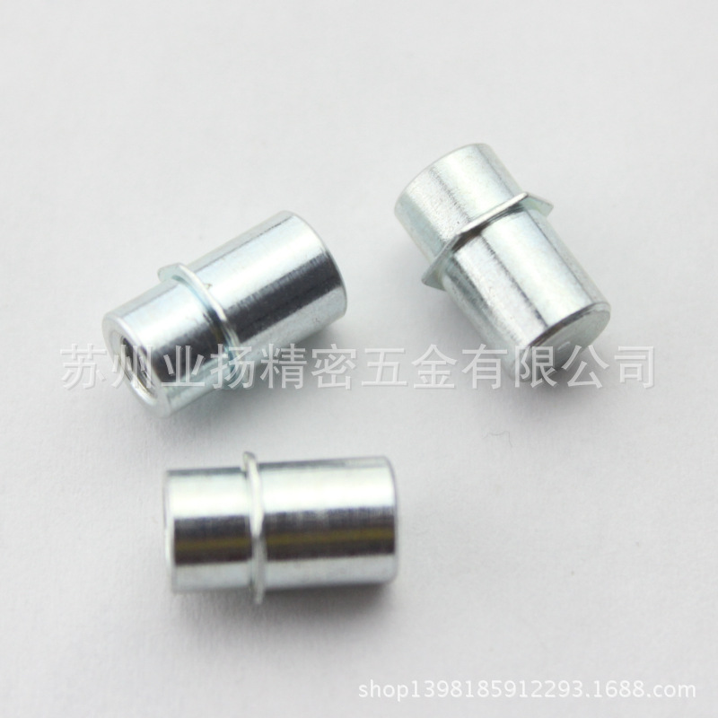 【业扬】厂家直销外径8.0*12.7*M4铁螺母  异形螺母  M4 盲孔螺母