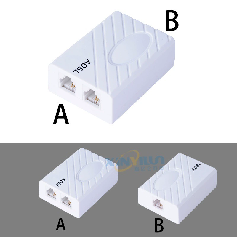 Американский фильтр ADSL голосовой разделитель RJ11 6P2C телефонный разъем телефонный фильтр