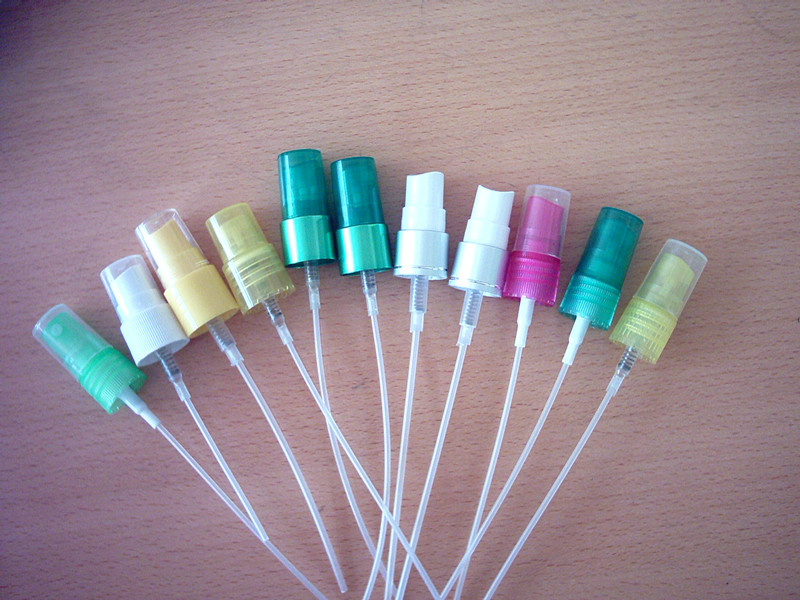 18/410，415罗口全塑豪华包铝香水喷雾泵 细雾散雾定量喷头