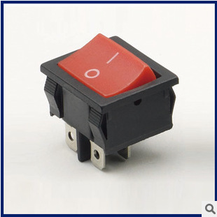 低价供应船型开关 KCD5 4/四脚带灯船型开关  21*24 船型开关