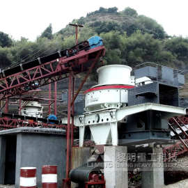 花岗岩打沙机 时产500吨玄武岩复合型圆锥破碎机图片价格