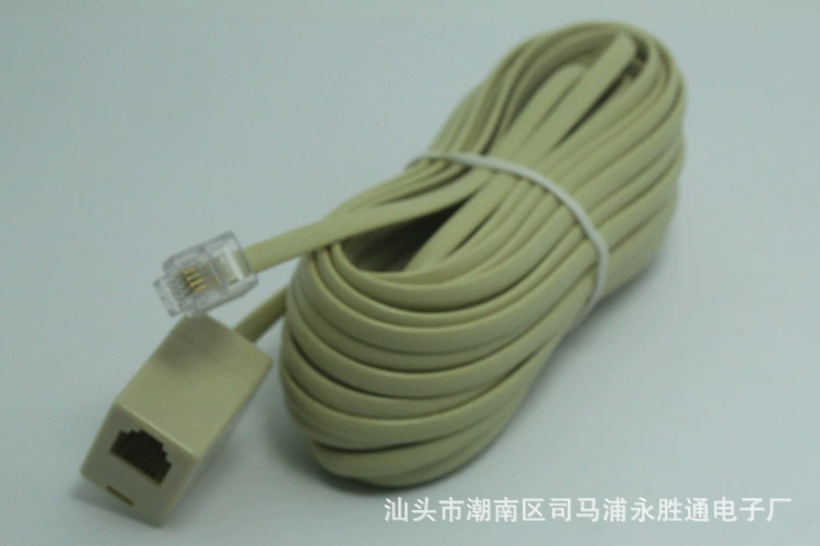 Профессиональный производитель телефонная линия RJ11, одна точка 6P4C, один бизнес и одна мать