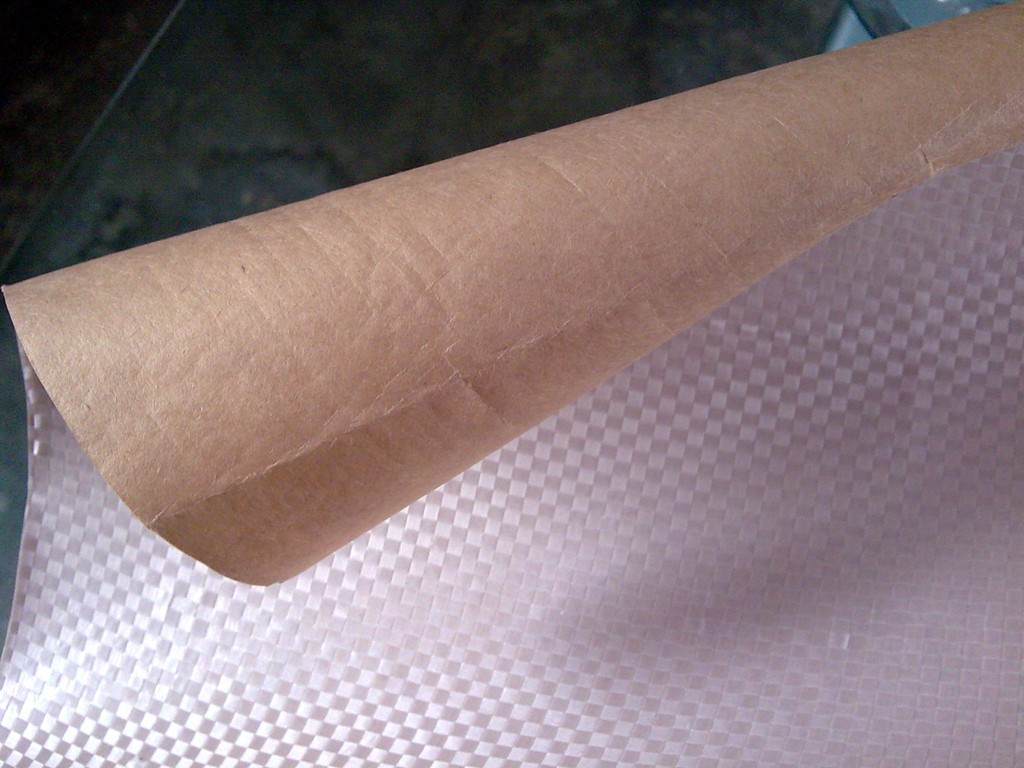 牛皮纸编织布 牛皮纸复合编织布 牛皮纸复编织袋