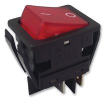 现货ARCOLECTRIC/C6053ALNAE船型开关DPST闭合/断开红色原装正品