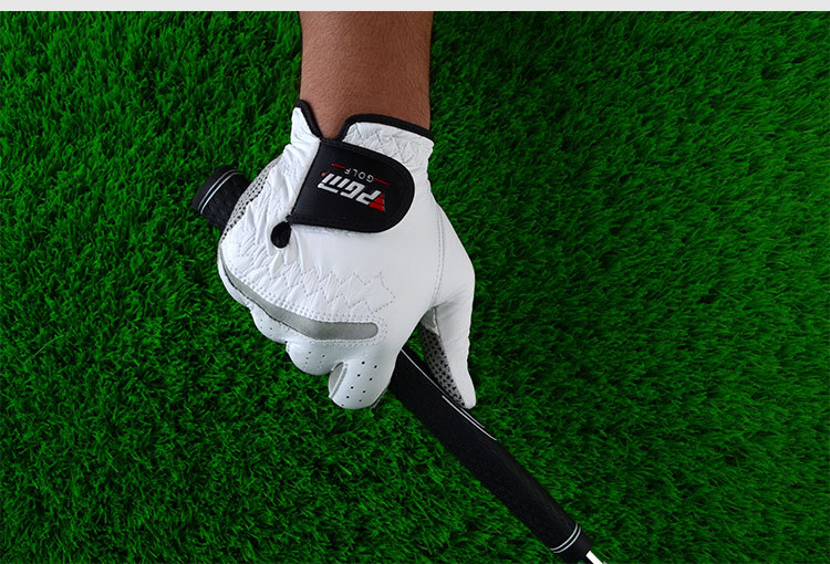Găng tay golf PGM da cừu chống trượt dành cho nam — Tay trái cỡ 27 chi tiết 15