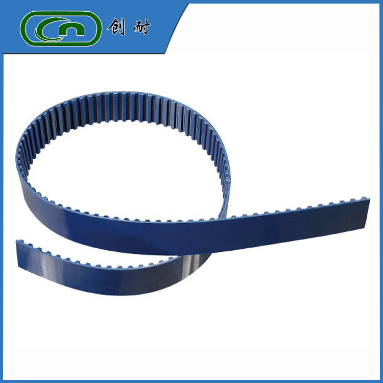 工 厂T10 无缝橡胶 同步带 聚氨酯梯形齿面加布同步带