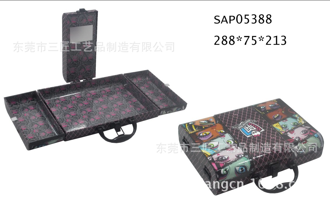 厂家直销2025新款化妆收纳盒包装 化妆盒箱子 可定 制批发