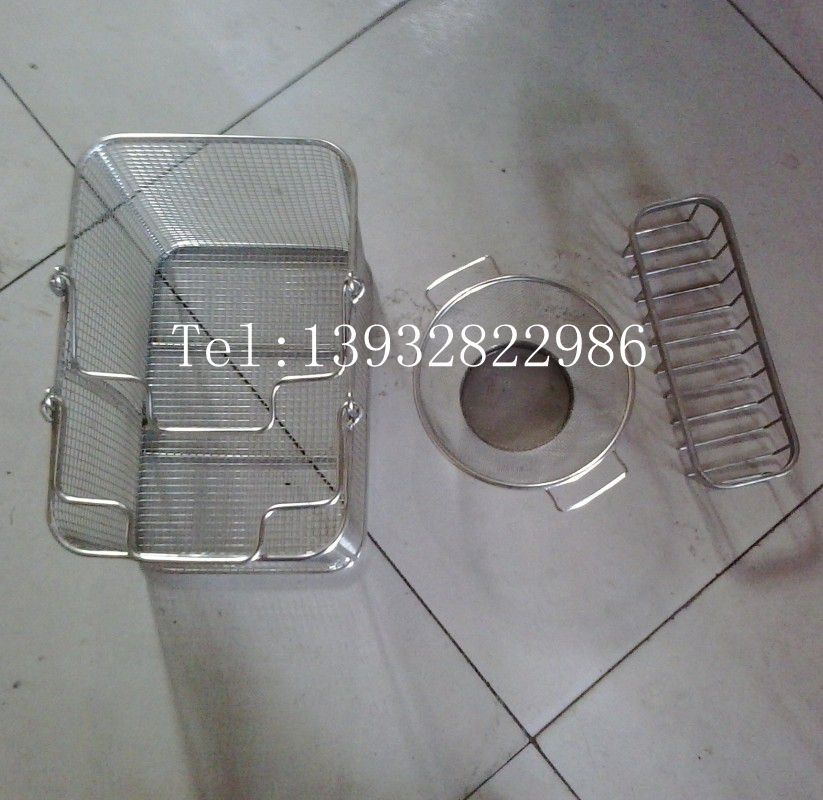 供应不锈钢材质蒸煮餐具用网筐