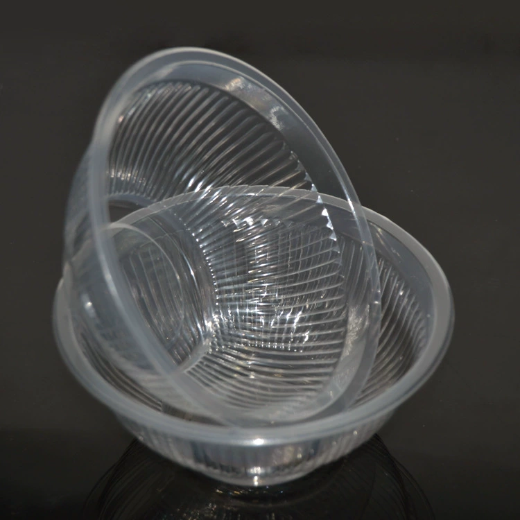 300 мл Утолщенная одноразовая коробка для еды Одноразовая миска Пластиковая миска Прозрачная маленькая миска Десертная миска Незакрытая миска для желе