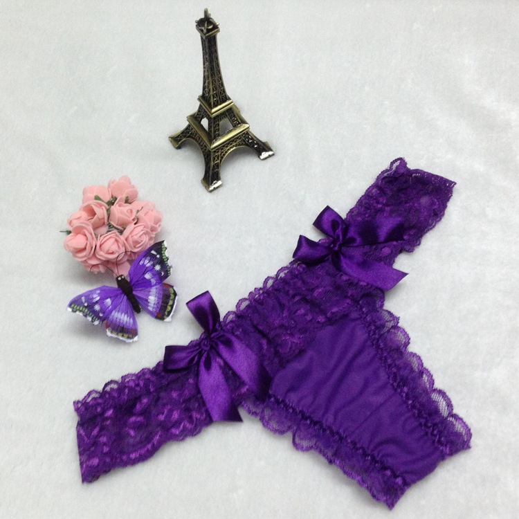 Women's Sexy Lace Butterfly Panties Underwear Briefs Knickers Thongs G