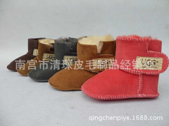 皮毛一體寶寶鞋