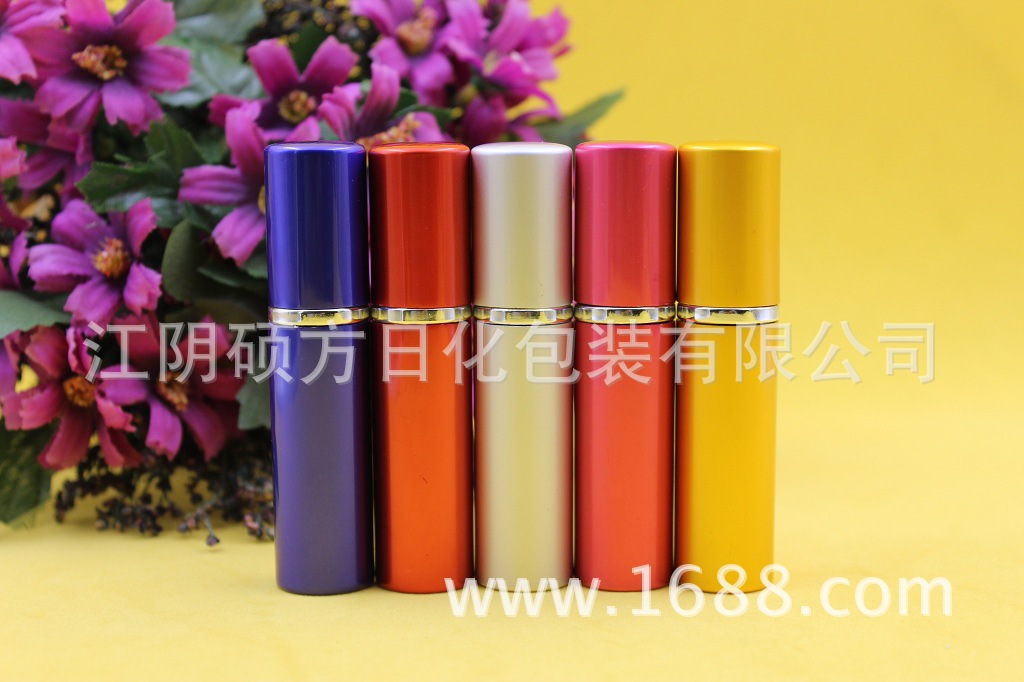 供应5ml香水管 香水分装瓶 金属香水樽 香水铝管 香水喷雾器