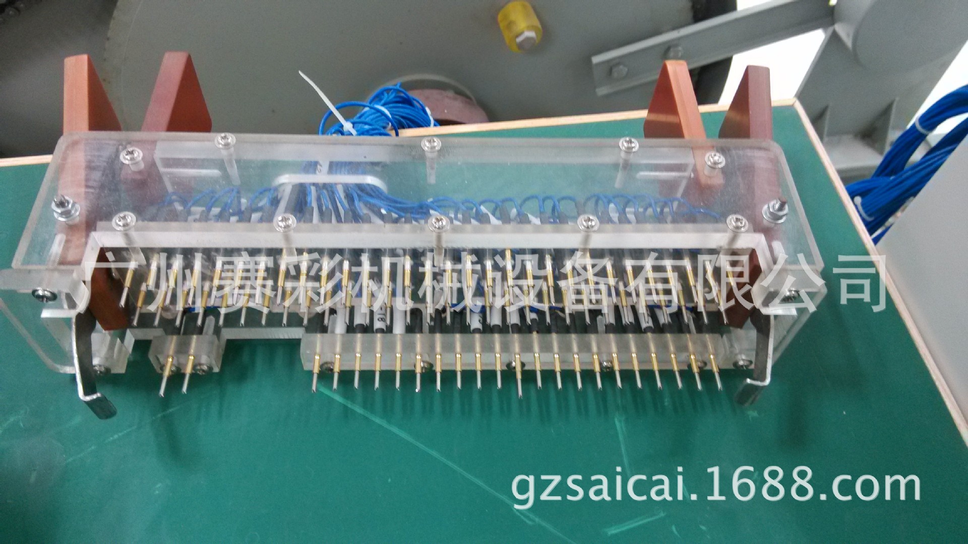 广州赛彩专业制作 快速接线夹 端子排导通夹 线路板测试架