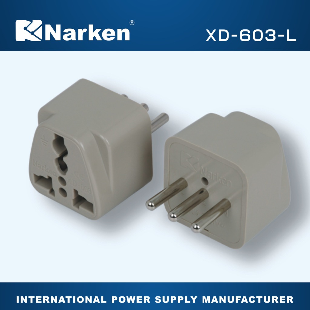 意大利 一字型转换插座为出国旅行使用 外国旅行插 便携转换头