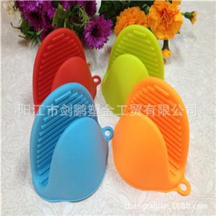 Factory wholesale silica gel Baking tool Kitchen Tools heat insulation Microwave oven gloves heat insulation Hand clip wholesale