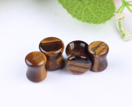 Tiger's Eye Acrylic Ear Tunnel Solid Ear Expander Plug Gauges for Body Piercing Hot Sale detail image 7