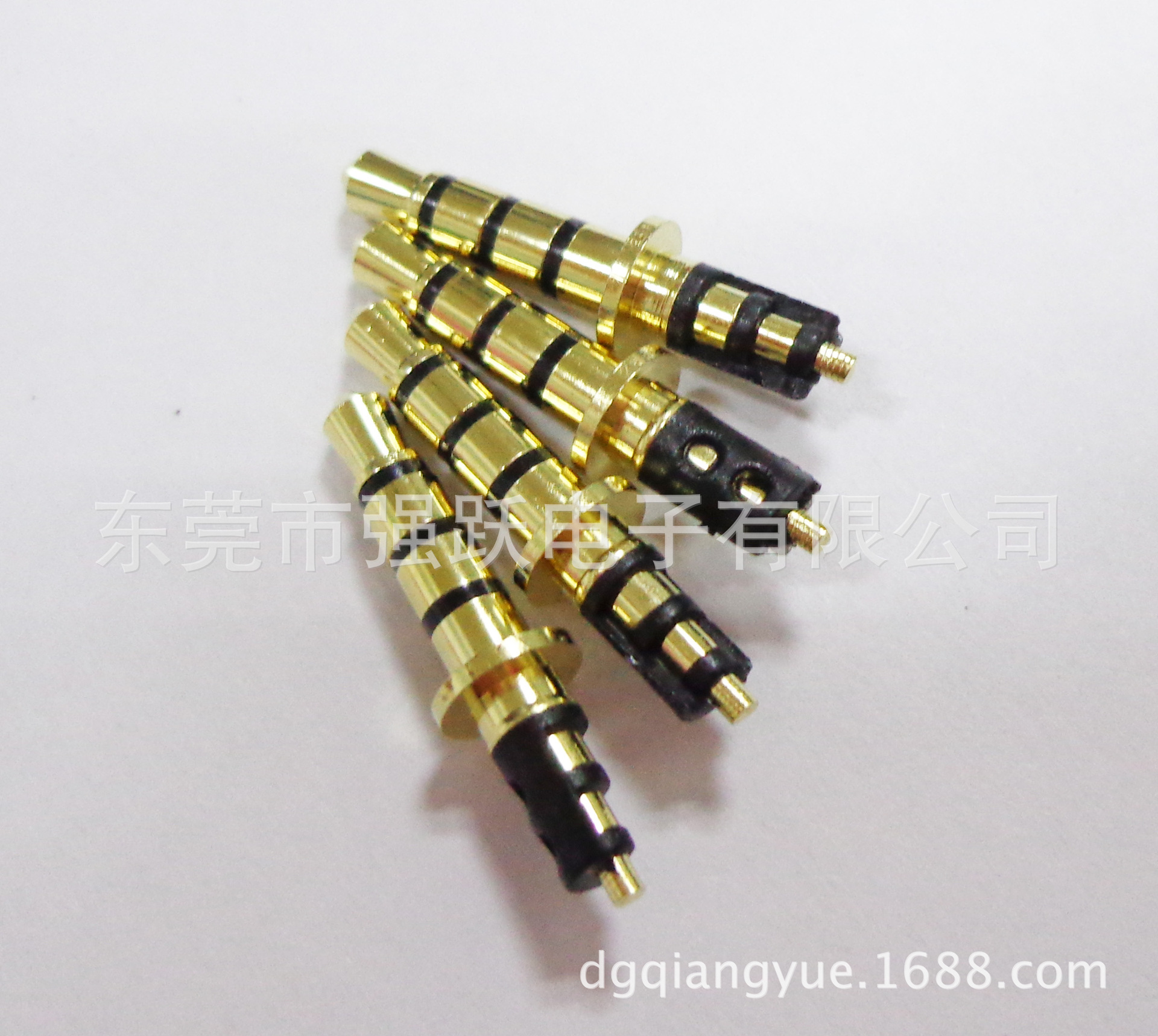 供应耳机插针DCr插头3.5*6.0四级头镀金镀镍