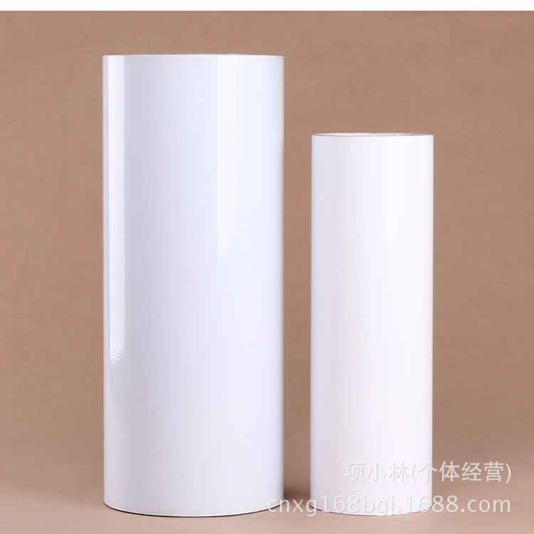 供应4丝透明PVC不干胶.厚度4丝 - 10丝透明PVC不干胶材料