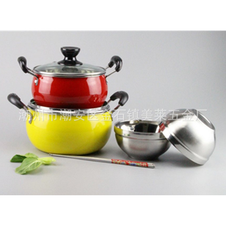 不銹鋼彩色明珠鍋