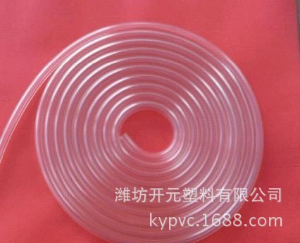 厂家直销pvc透明管透明流体软管透明塑料软管水平管 防冻白软管