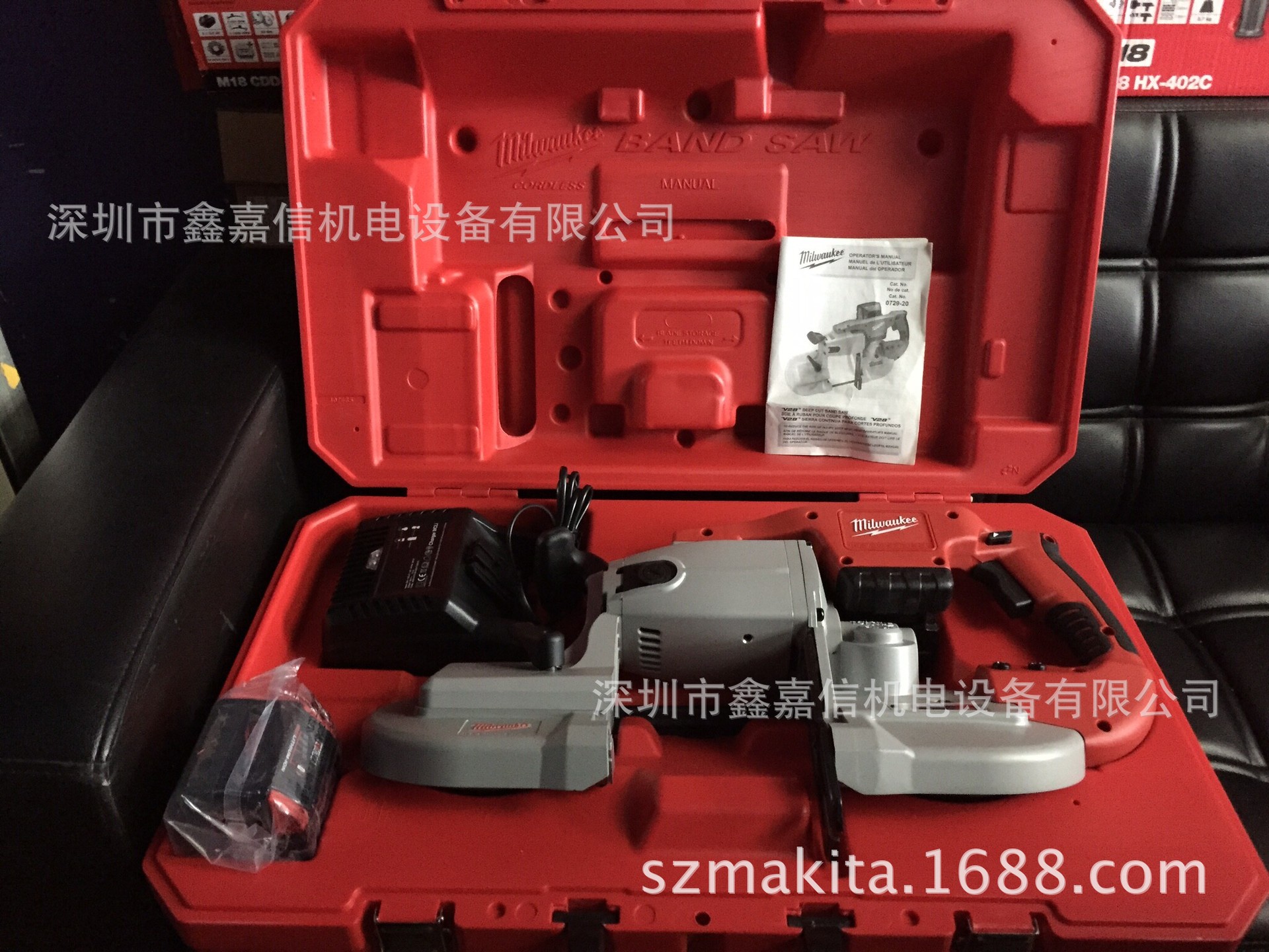 0729-20 特价现货 批发美国 milwaukee米沃奇 工业级充电锂电带锯