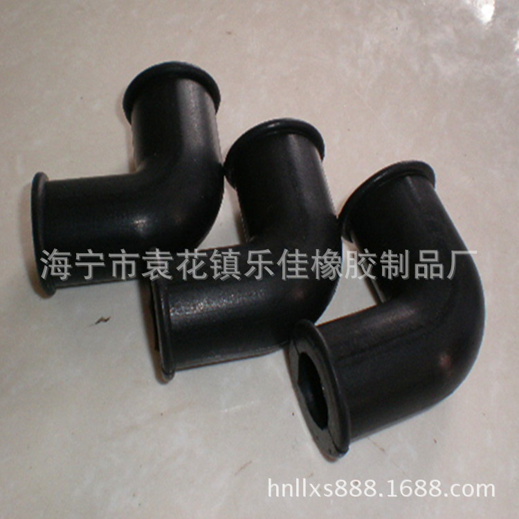 海宁橡胶厂 开模订做氟橡胶杂件 三元乙丙胶弯头制品 橡胶制品