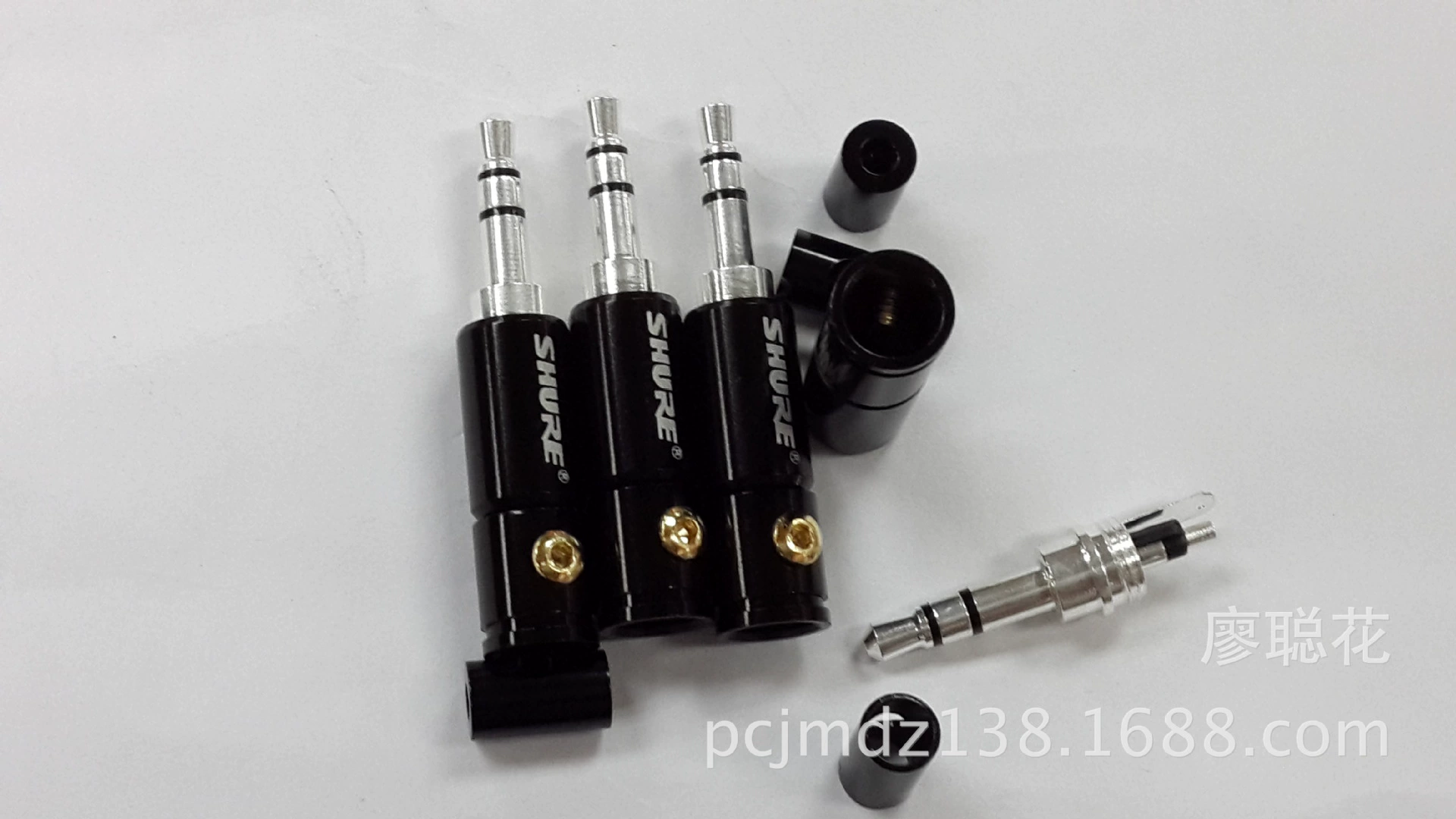 Shure, объёмная серебряная игла, набор, штекер, 4 штуки, комплект из 4 штук